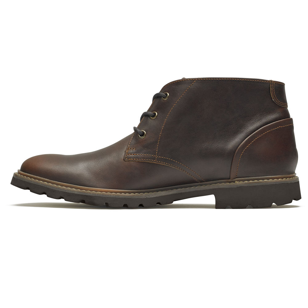 Rockport Mens Sharp & Ready Chukka - Boots Brown - QGS914723